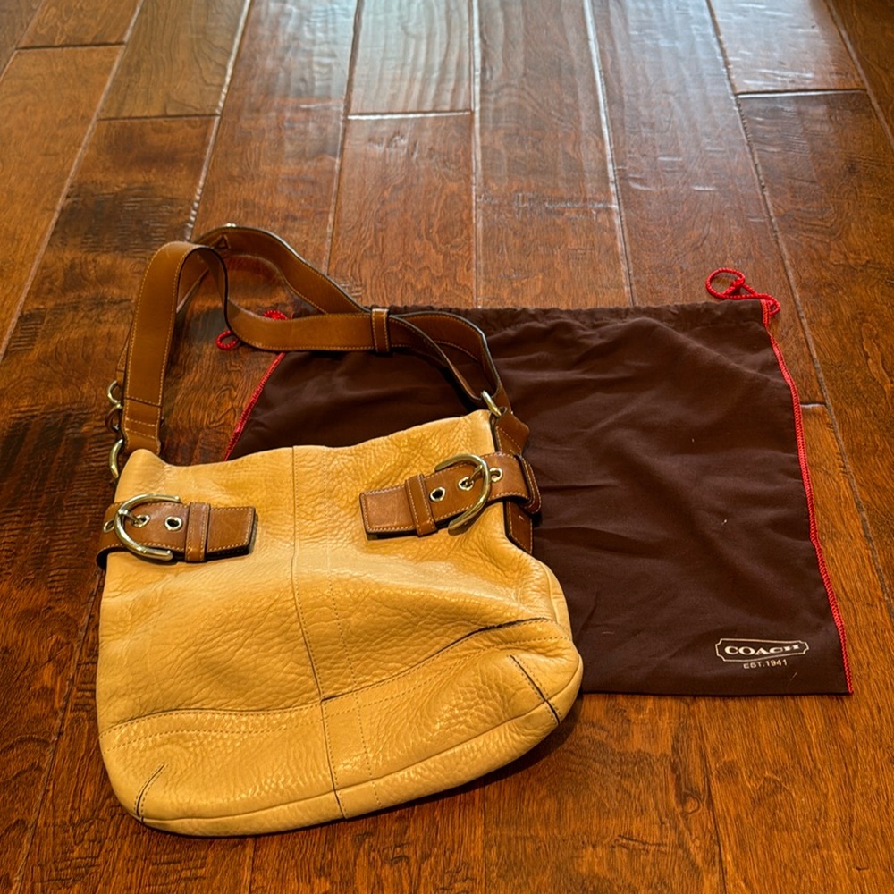 Coach leather purse